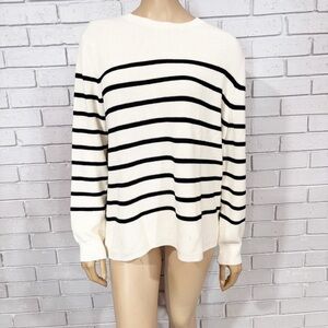 Mango‎ Striped Lightweight Sweater